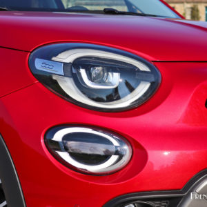 Photo phare avant LED Fiat 500X restylée (2019)