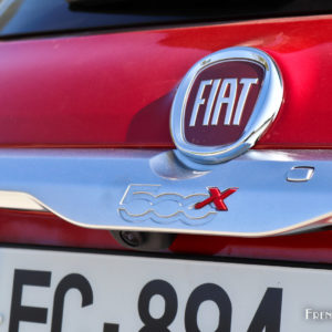 Photo caméra de recul Fiat 500X restylée (2019)
