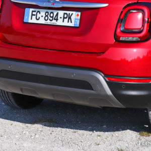 Photo bouclier arrière Fiat 500X restylée (2019)