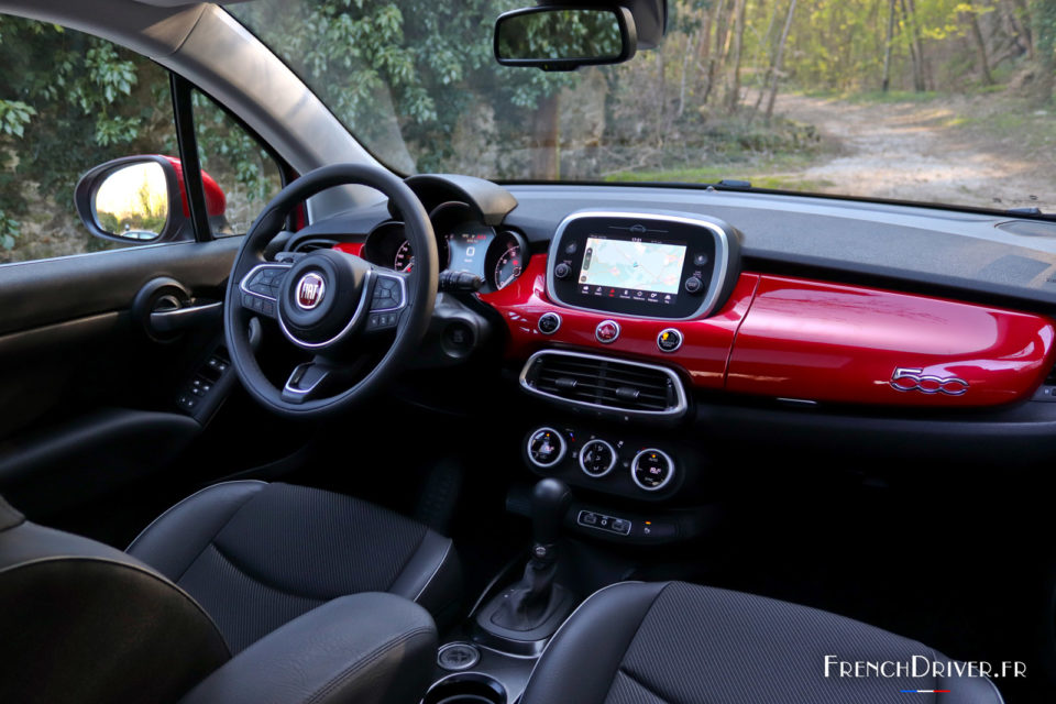 Photo intérieur Fiat 500X restylée (2019)