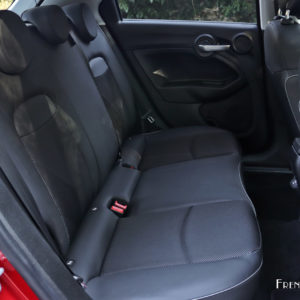 Photo banquette arrière Fiat 500X restylée (2019)