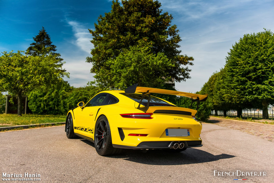 Photo vue arrière Porsche 911 (991 2) GT3 RS (2019)