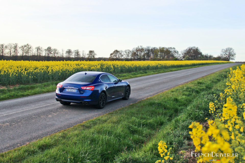 Photo essai dynamique Maserati Ghibli SQ4 (2019)