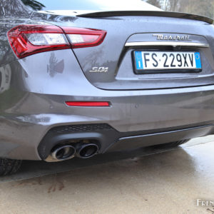 Photo bouclier arrière Maserati Ghibli SQ4 (2019)