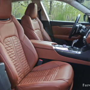 Photo sièges avant cuir Maserati Levante S (2019)