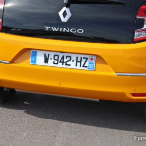 Photo bouclier arrière Renault Twingo III restylée (2019)