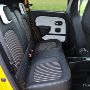 Photo banquette arrière Jaune Mango Renault Twingo III restylé