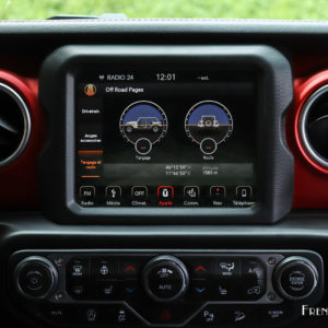 Photo informations off road écran tactile Jeep Wrangler JL (201
