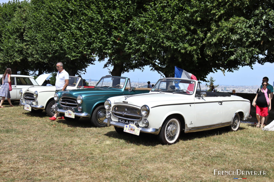 Photo Peugeot 403 Cabriolet Traversée estivale de Paris – 21 ju