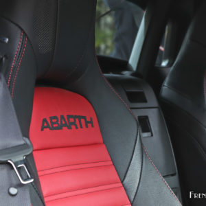 Photo détail siège avant Abarth 124 GT (2019)