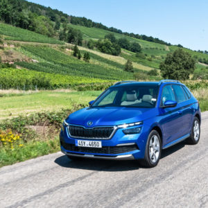 Photo 3/4 avant dynamique Skoda Kamiq (2019)