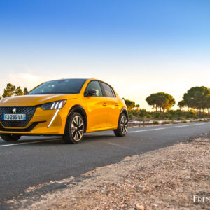 Photo essai nouvelle Peugeot 208 II Jaune Faro (2019)