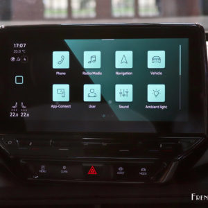 Photo menu écran tactile Volkswagen ID.3 (2019)