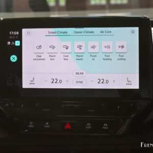 Photo climatisation écran tactile Volkswagen ID.3 (2019)