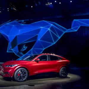 Photo présentation Ford Mustang Mach-E (2019)