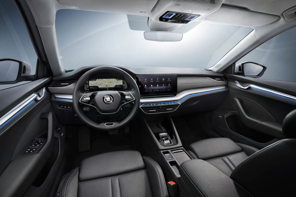 Photo intérieur cuir Škoda Octavia IV (2019)