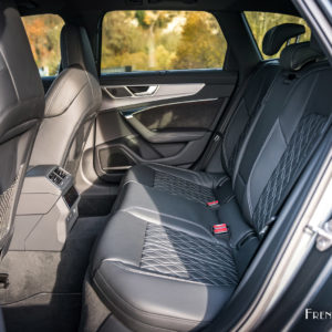 Photo banquette arrière cuir Audi S6 Avant TDI (2019)