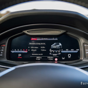 Photo consommation Virtual Cockpit Audi S6 Avant TDI (2019)