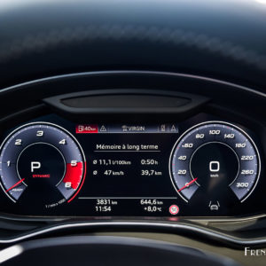 Photo compteurs Virtual Cockpit Audi S6 Avant TDI (2019)
