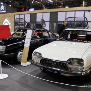 Photo Citroën GS 1015 (1971) et GSA Tuner (1982) – Salon Rétro