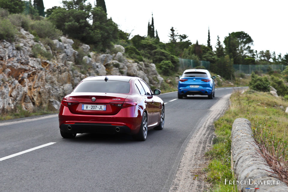 Photo essai route Alfa Romeo Giulia & Stelvio (2020)