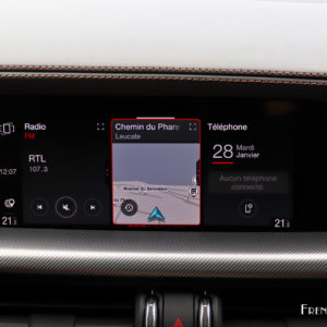 Photo menu écran tactile Alfa Romeo Stelvio Veloce (2020)