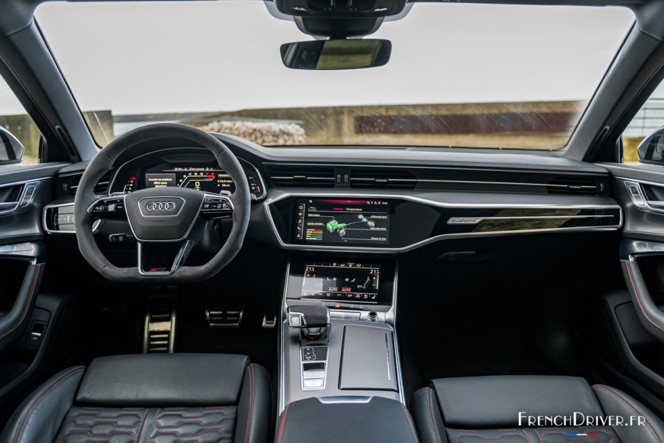 Photo intérieur cuir Audi RS 6 Avant C8 (2020)