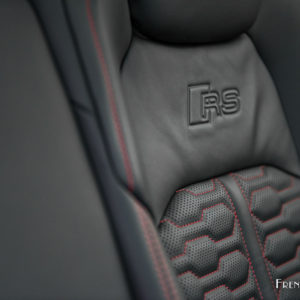 Photo détail siège arrière cuir Audi RS 6 Avant C8 (2020)