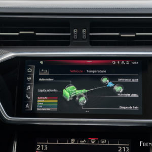 Photo informations écran tactile Audi RS 6 Avant C8 (2020)