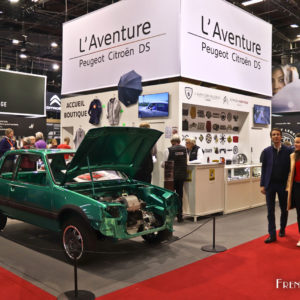 Photo stand Aventure Peugeot – Salon Rétromobile 2020