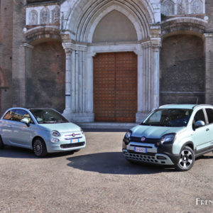 Photo essai Fiat 500 et Panda Hybrid (2020)