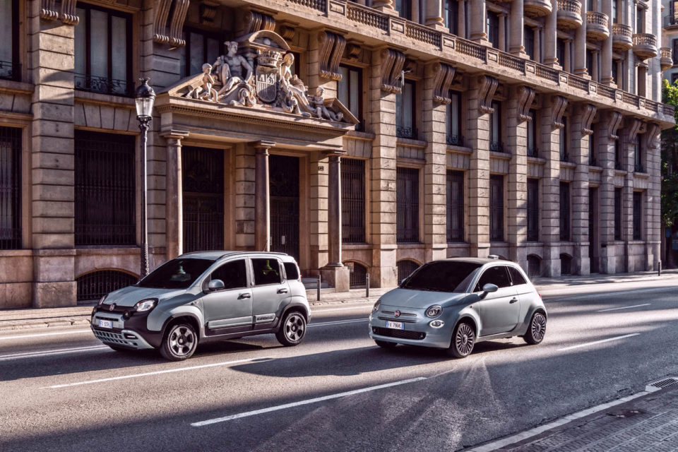 Photo Fiat 500 et Panda Hybrid (2020)