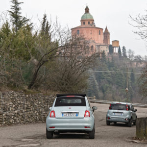 Photo route Fiat 500 et Panda Hybrid (2020)