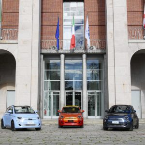 Photo présentation nouvelles Fiat 500 III (2020)