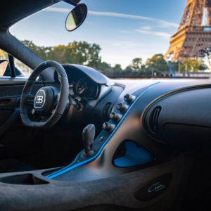 Photo intérieur Bugatti Chiron Pur Sport Paris (2020)