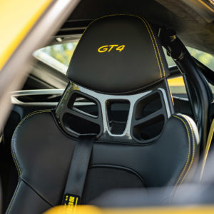 Photo siège baquet Porsche 718 Cayman GT4 (2020)