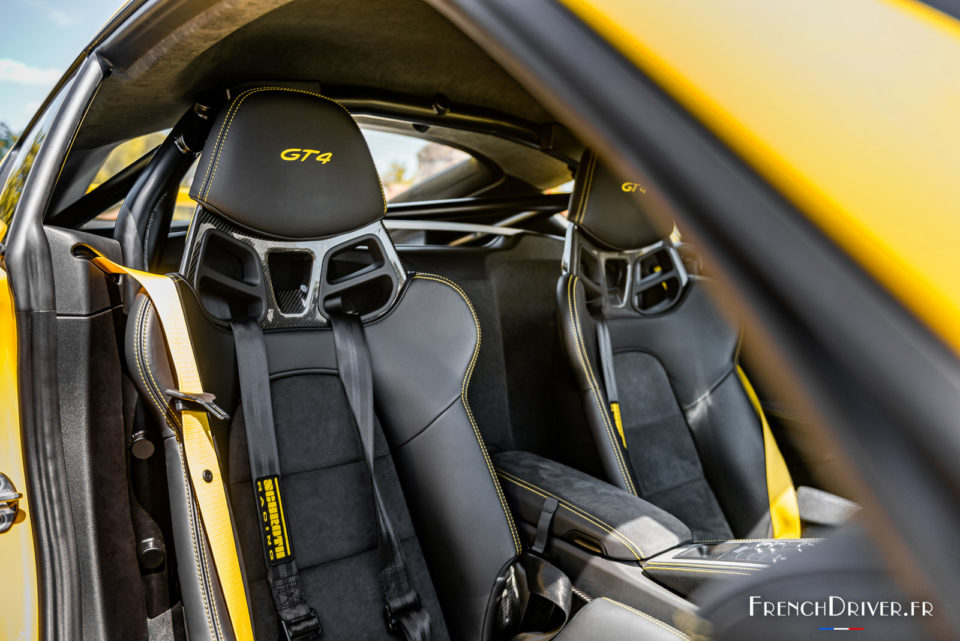 Photo sièges avant Porsche 718 Cayman GT4 (2020)