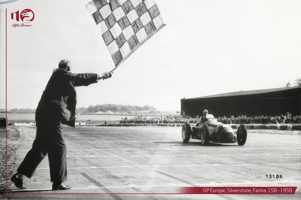 Photo Alfa Romeo Alfetta 158, GP Europe, Silverstone, Nino Farina (1950)