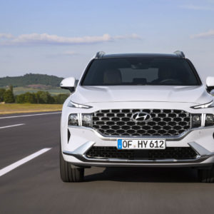 Photo dynamique Hyundai Santa Fe IV restylé (2020)