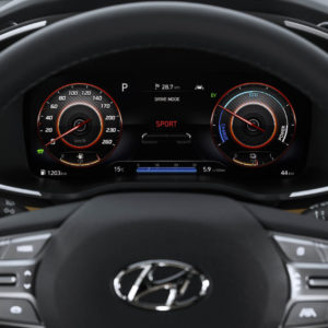 Photo combiné digital Hyundai Santa Fe IV restylé (2020)