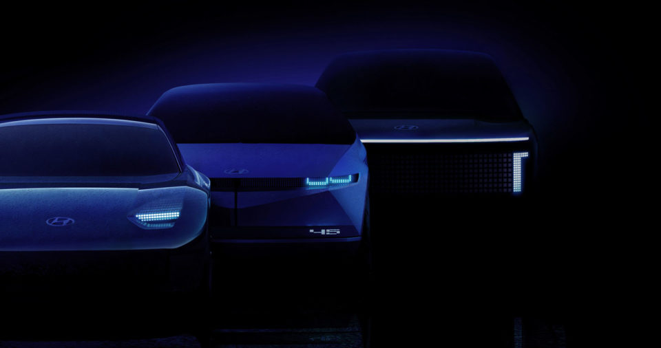 Photo futurs modèles électriques Ioniq (Hyundai)