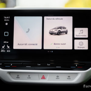 Photo menu écran tactile Volkswagen ID.3 (2020)