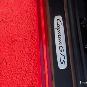 Photo seuil de porte Porsche 718 Cayman GTS (2020)