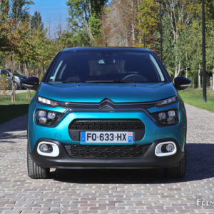 Photo face avant Citroën C3 restylée (2020)