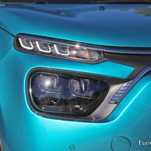 Photo phare avant LED Citroën C3 restylée (2020)