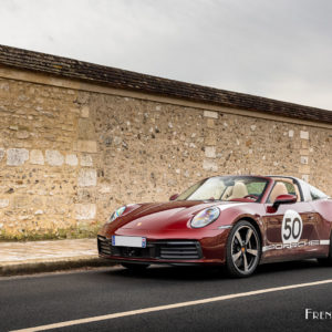 Photo route Porsche 911 (992) Targa 4S Heritage Design Edition (