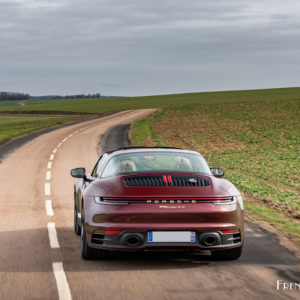 Photo essai route Porsche 911 (992) Targa 4S Heritage Design Edi
