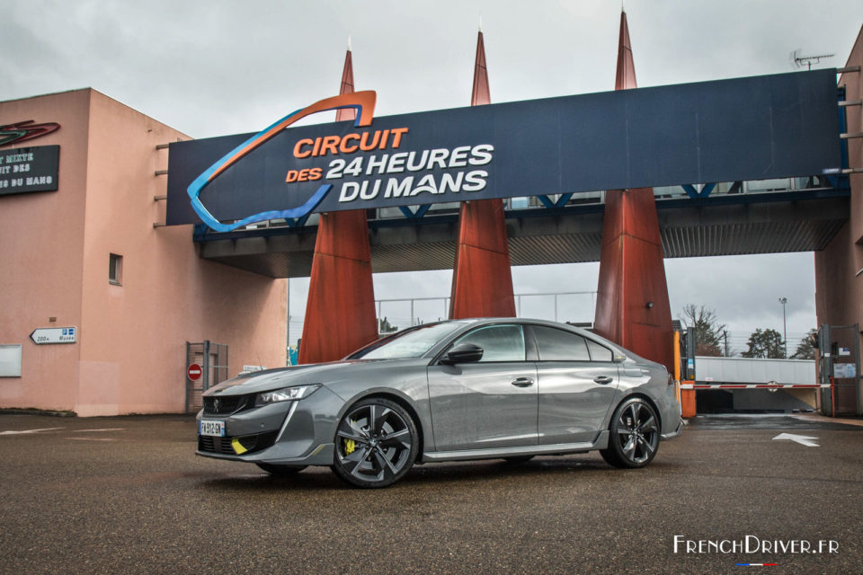 Photo essai circuit du Mans 508 Peugeot Sport Engineered (2021)