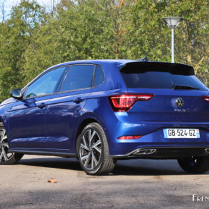 Photo 3/4 arrière Volkswagen Polo VI restylée (2021)