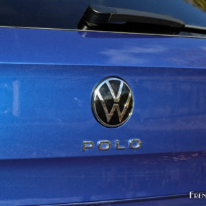 Photo sigle Volkswagen Polo VI restylée (2021)